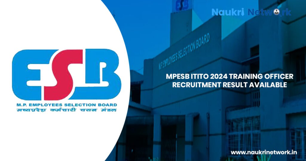 MPESB ITITO 2024 Result 