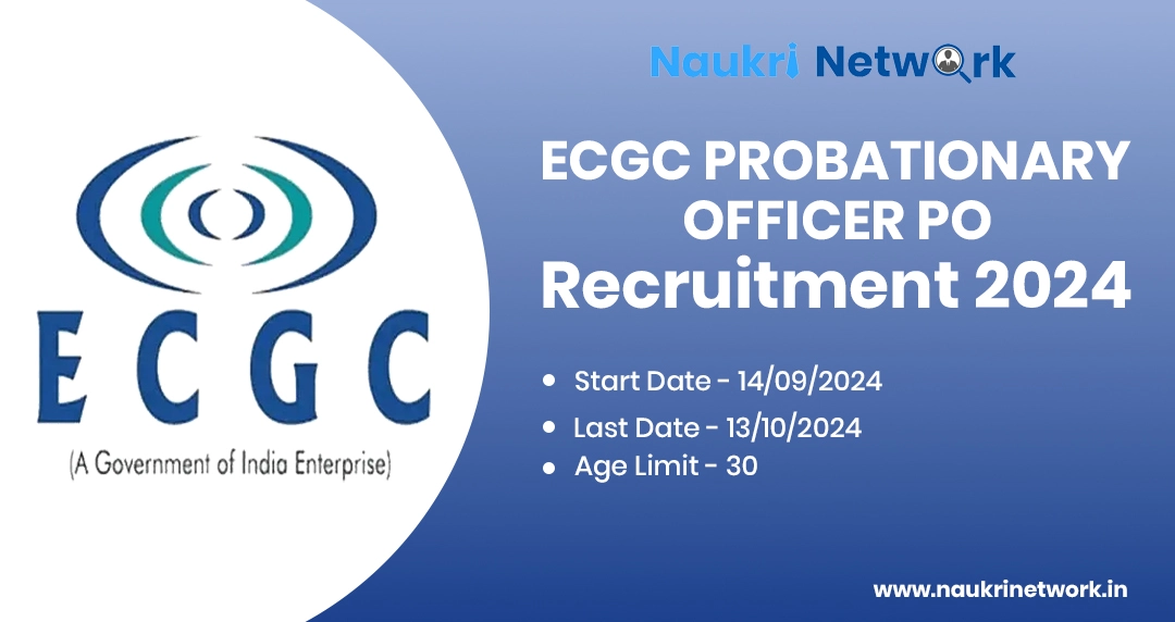 ECGC PO Probationary Officer 2024