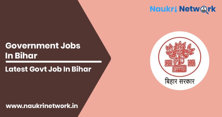 Govt Jobs in Bihar