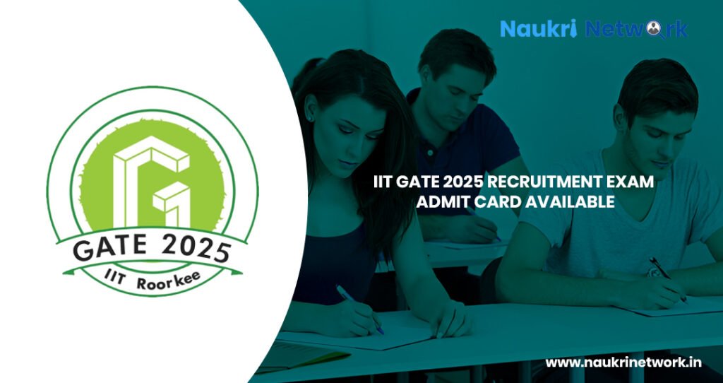 IIT GATE 2025 Recruitment Exam Admit Card