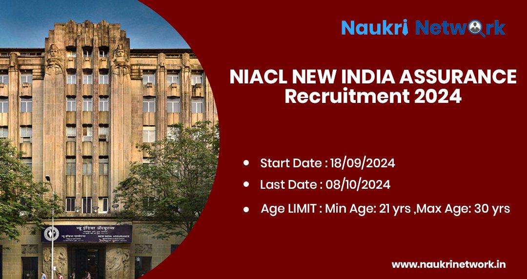 NIACL New India Assurance Recruitment 2024