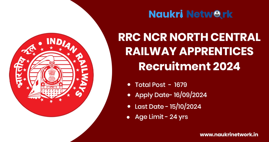 RRC NCR North Central Railway Apprentices 2024 Recruitment