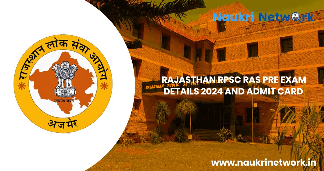 Rajasthan RPSC RAS Pre Exam Details 2024