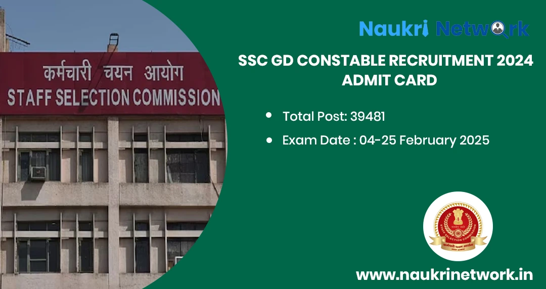 SSC GD Constable Recruitment 2024 Admit Card