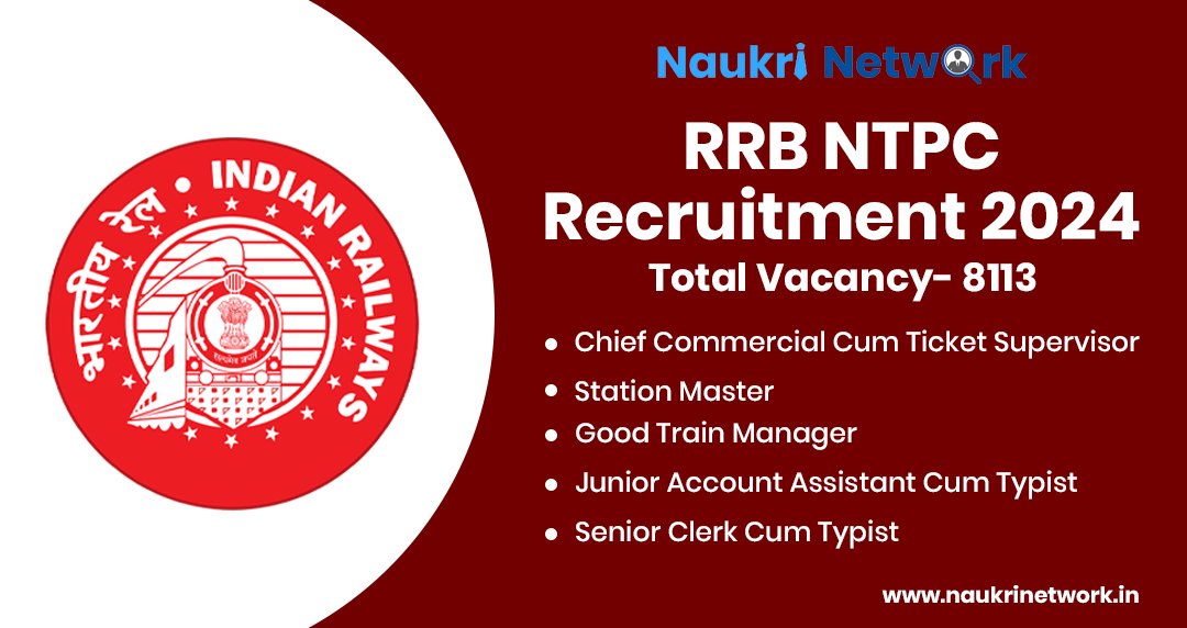 RRB NTPC Recruitment 2024