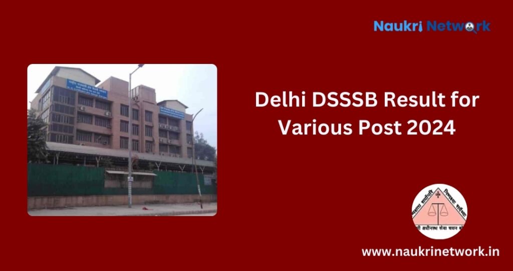 Delhi DSSSB Result