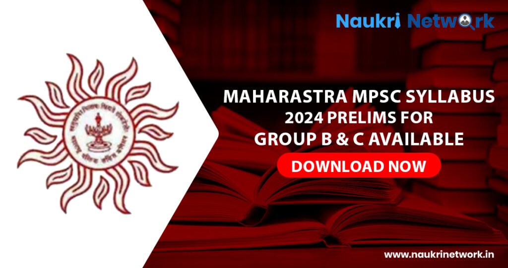 Maharastra MPSC Syllabus 2024 Prelims For Group B & C 