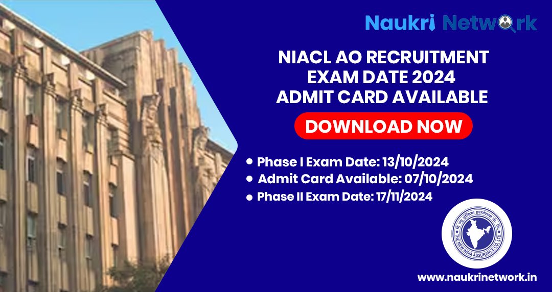 NIACL AO Recruitment 2024 Admit Card