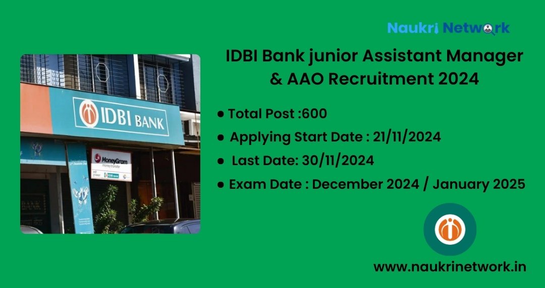 IDBI Recruitment 2024