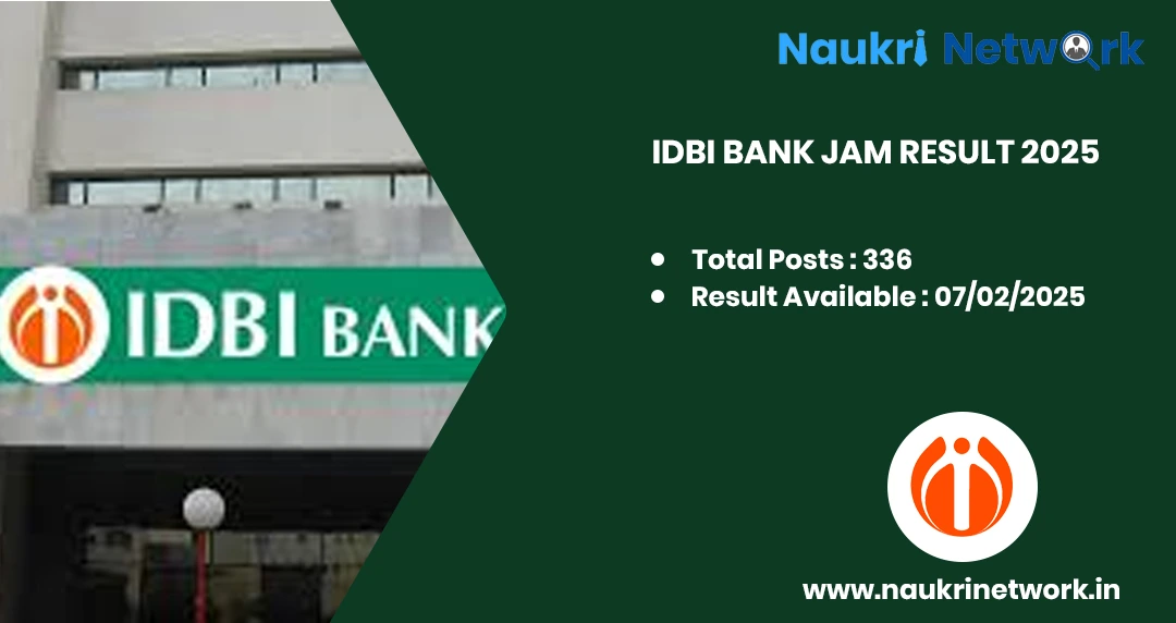 IDBI Recruitment 2024 JAM Result