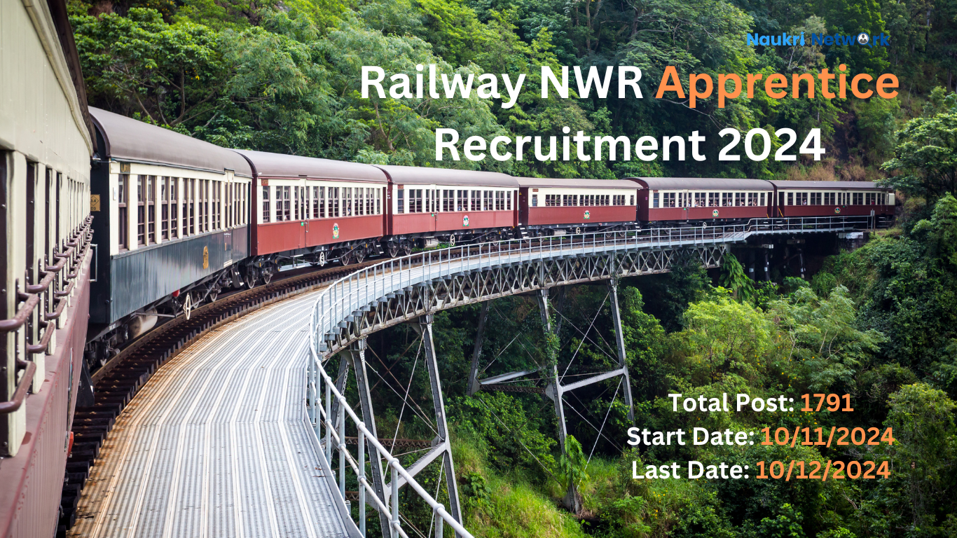 Railway NWR Apprentice Online Form 2024