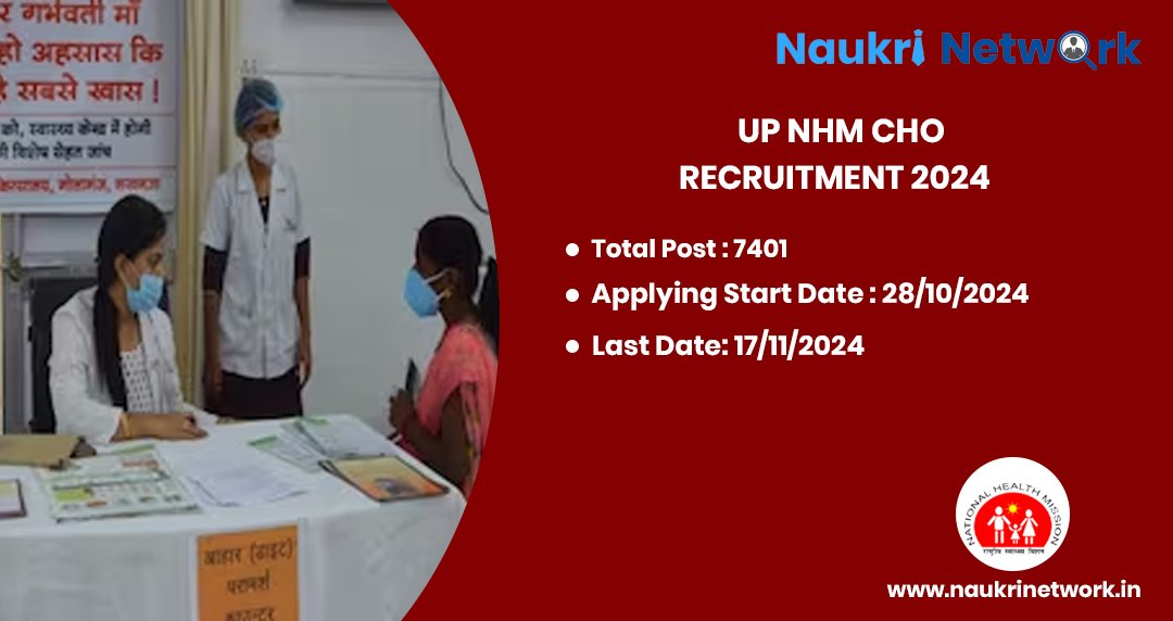 UPNHM CHO Recruitment 2024