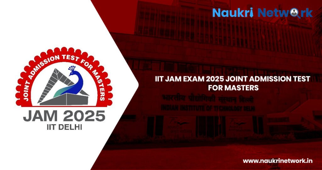 IIT JAM Exam 2025 Joint Admission test for Masters