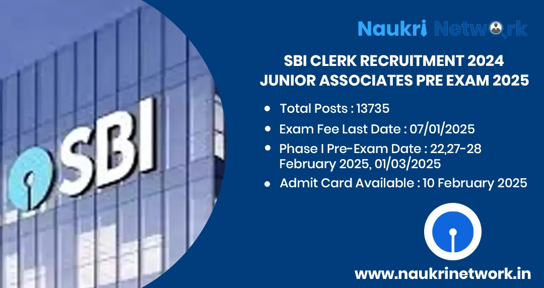 SBI Clerk Recruitment 2024 Pre Exam