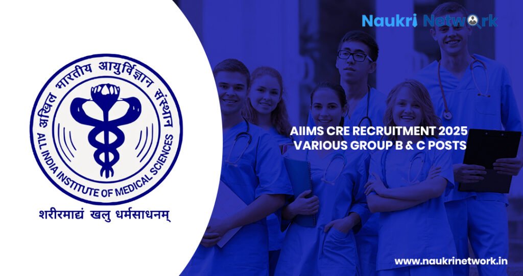 AIIMS CRE Recruitment 2025 Various Group B & C Posts (1)